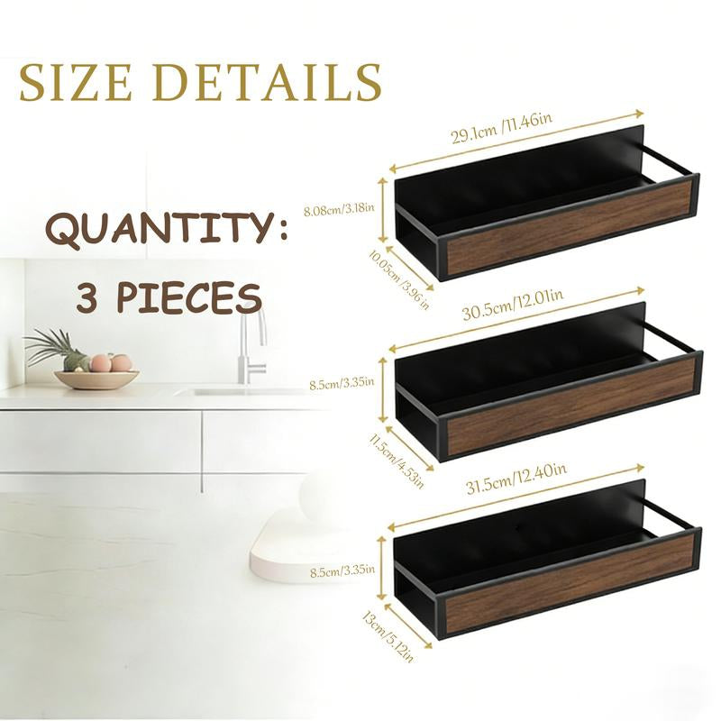 Magnetic Fridge Organizer Shelf, No-Drill