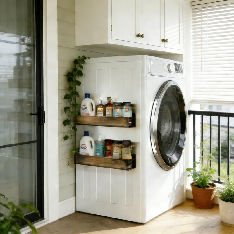 Magnetic Fridge Organizer Shelf, No-Drill